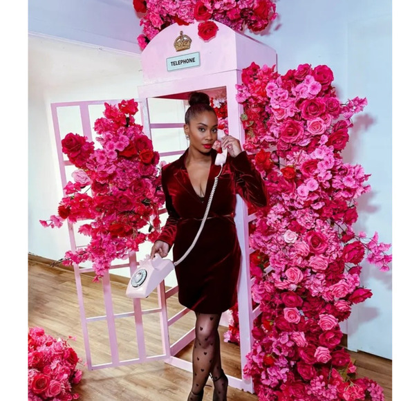 Nicholas Gabriela Blazer Dress in Maroon Size 4 - Picture 11 of 11